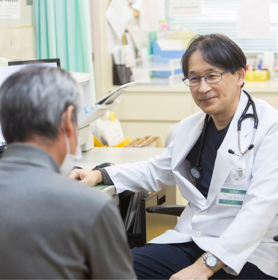 北海道江別市大麻中町にある医療法人健康会おおあさクリニックによる健康相談風景ジ